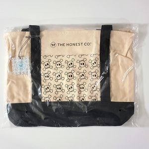 The Honest Company Canvas Skull Pocket Tote